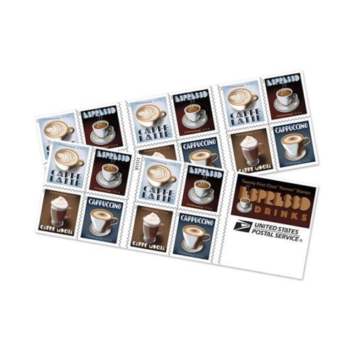 2021 Espresso Drinks Coffee Forever stamps - Forever Stamps