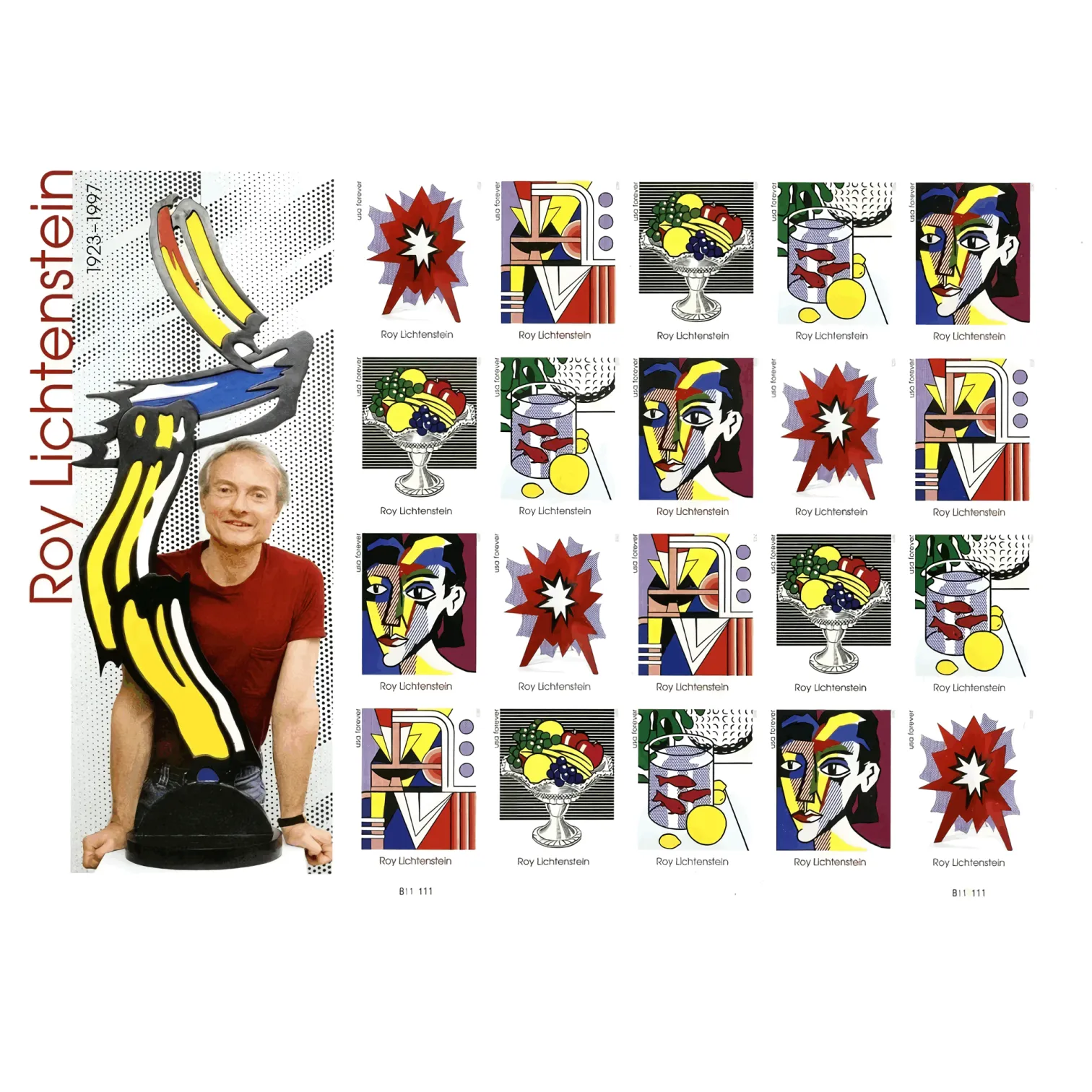 2023 Roy Lichtenstein Stamps - Forever Stamps