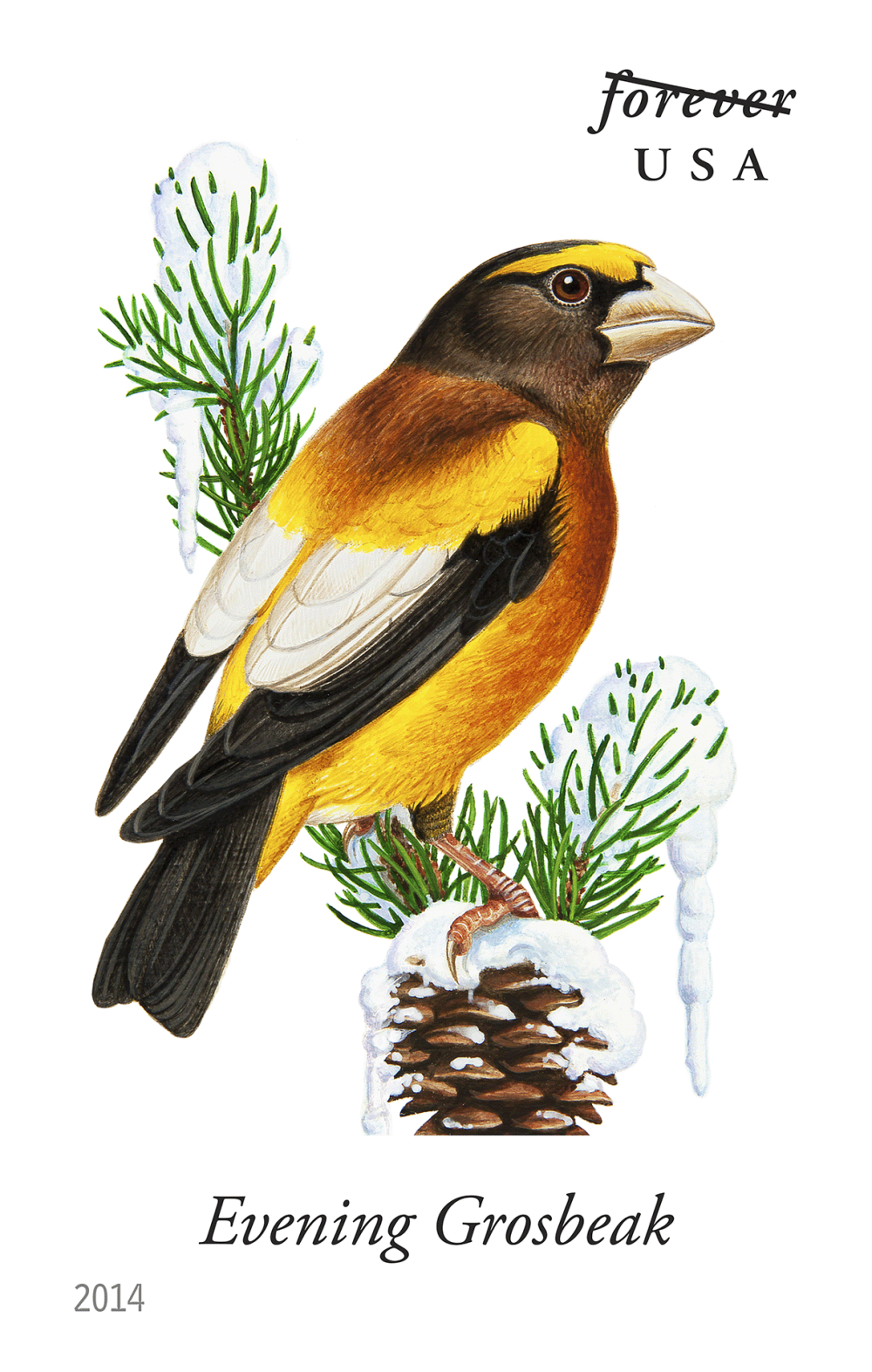 2014 Song Birds Stamps - Forever Stamps