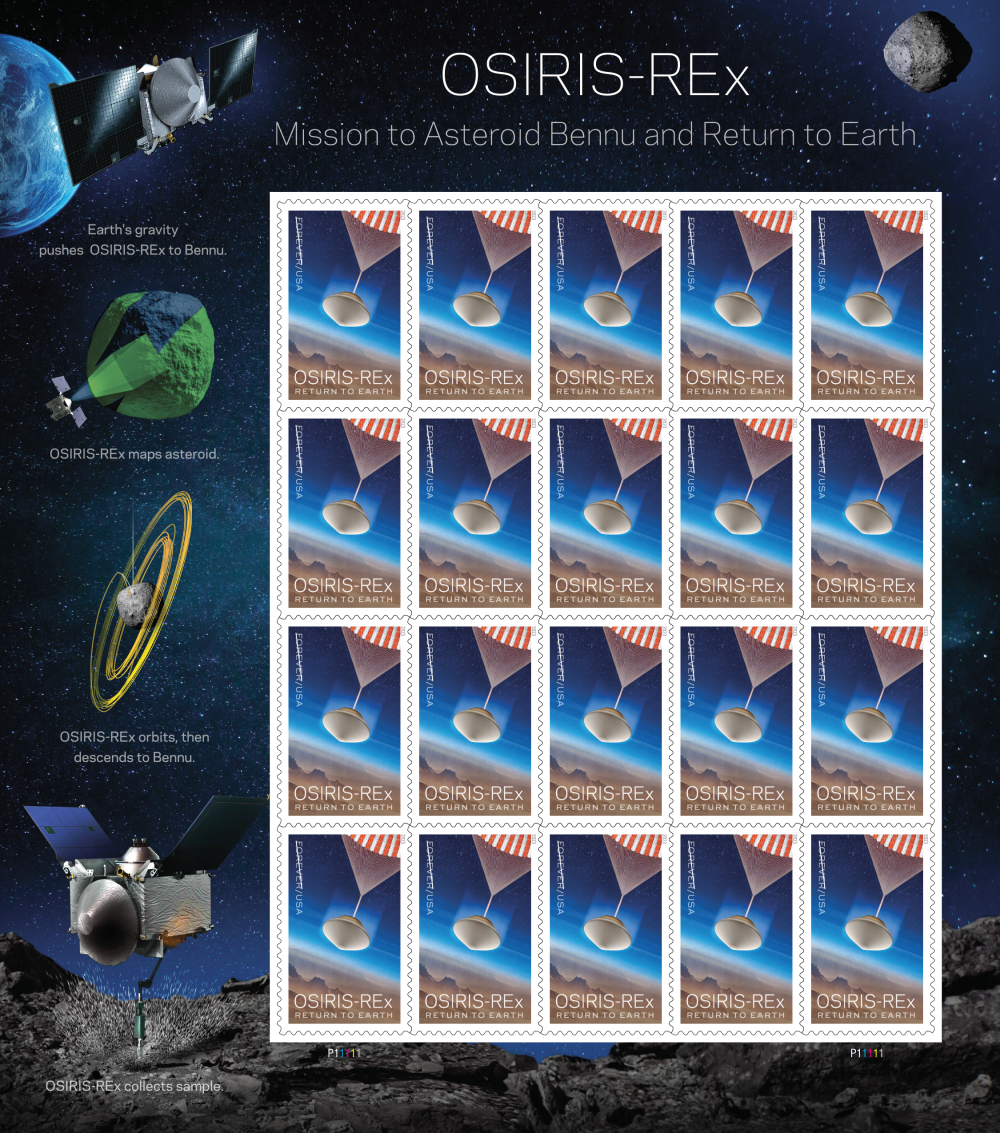 2023 OSIRIS-REx Forever Stamps 100 PCS - Forever Stamps