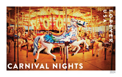 2024 Carnival Nights Stamps - Forever Stamps