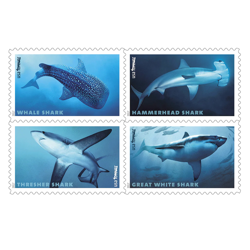 2017 Shark Forever®Stamp - Forever Stamps