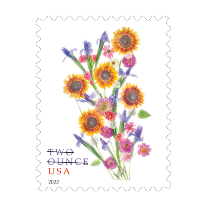 2022 Sunflower Bouquet Forever®Stamp - Forever Stamps