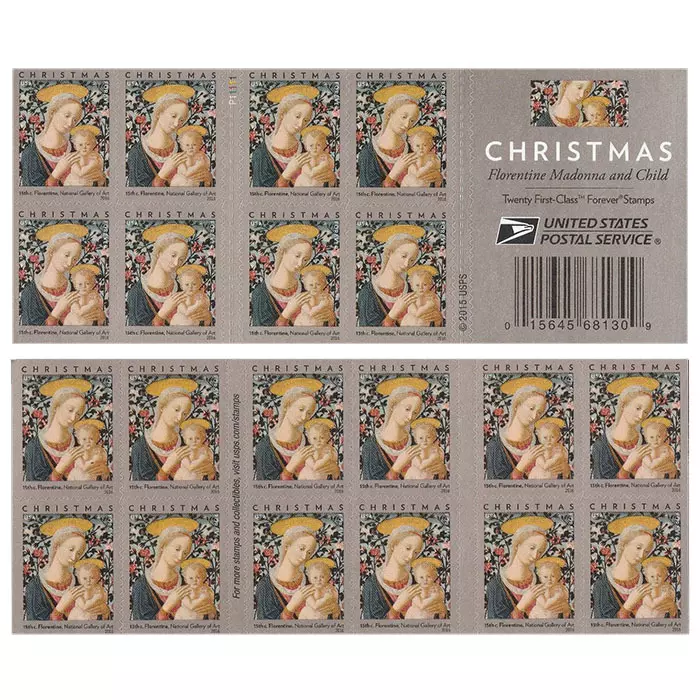 2016 Florence Madonna and Child Stamps - Forever Stamps