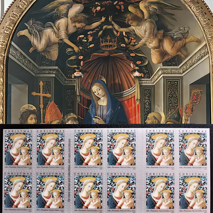 2016 Florence Madonna and Child Stamps - Forever Stamps