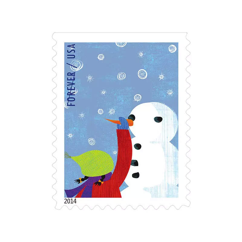 2014 Winter Fun Stamps - Forever Stamps