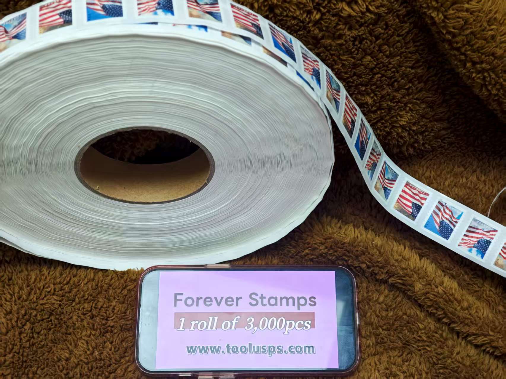 2024 U.S. Flags Stamps 3000 PCS - Forever Stamps