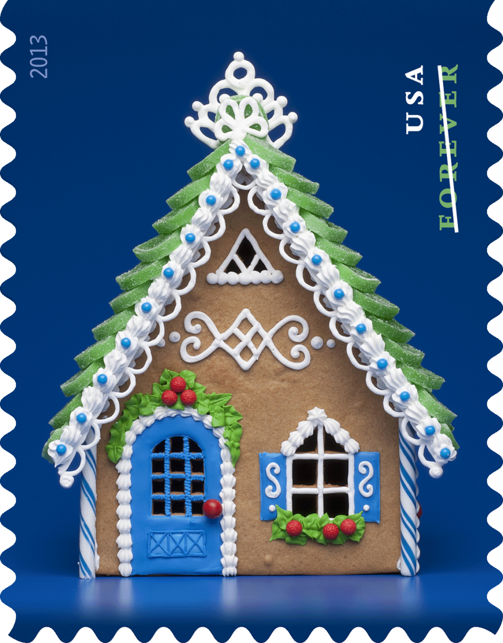 2013 Gingerbread Houses Stamps - Forever Stamps