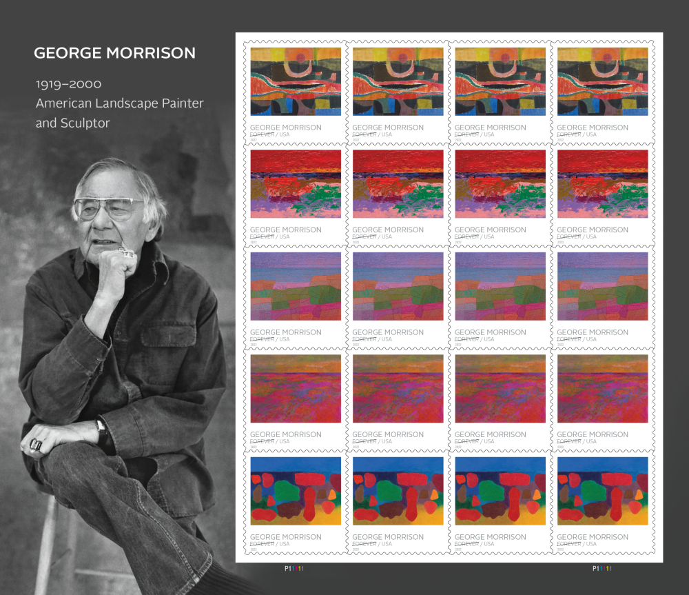 2022 George Morrison Stamps - Forever Stamps