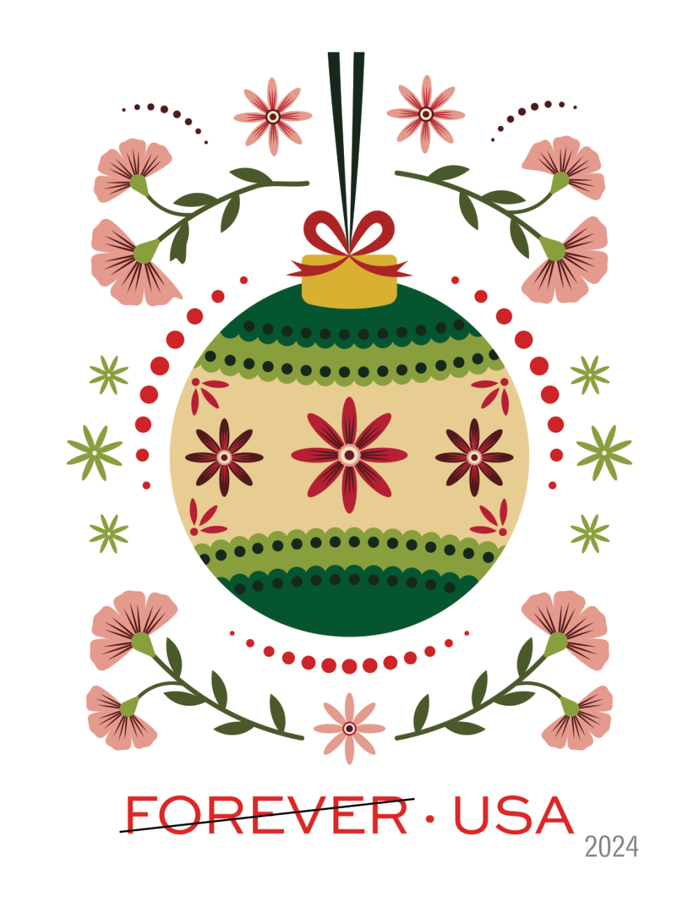 2024 Holiday Joy Stamps - Forever Stamps
