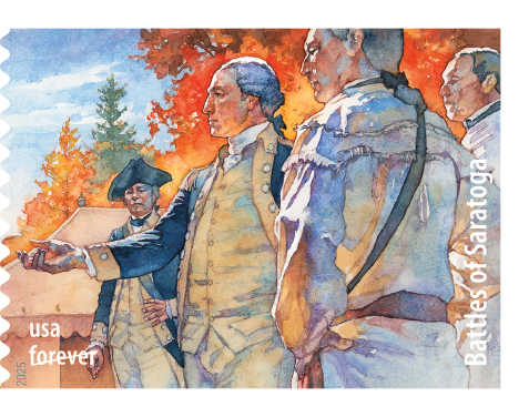 2025 Battlefields of the American Revolution Stamps - Forever Stamps